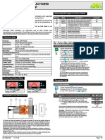 Operating Instructions SZ-7552-62-P: General Description Operating Messages and Icon Status