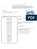 Interpretar y Relacionar El Lenguaje Poético