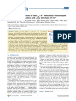 Luminescence Properties of SrZrO3 Tb3+ Perovskite Host-Dopant PDF