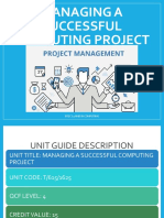 Lesson 1 - Project Management