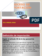 Proceso de Importaciòn