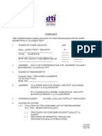 40 NCR-SF050 - Complaint Form