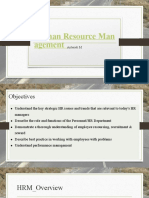 Human Resource Management