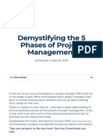 Demystifying The 5 Phases of Project Management - Smartsheet