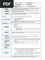 Daily Lesson Plan: Senior High School