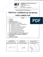 Pcsi-Ope-Flc-010 Desmontaje y Montaje de Motor para Camion 793-F