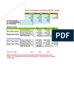 Calculation of Operating Currents For RET521 Testing: Transformer Details