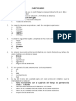 Cuestionario Del Examen Ingeominas