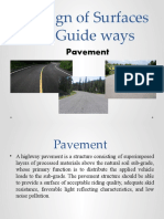 Design of Surfaces & Guide Ways: Pavement