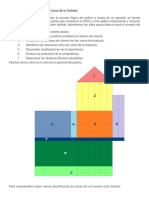 Construcción Del Gráfico de La Casa de La Calidad