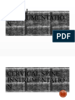 Spinal Instrumentatio N: Hanif Andhika W