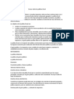 Ensayo Sobre Las Políticas Fiscal Macroeconomia