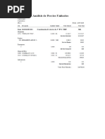 Precios Unitario Canalización 11 Ductos 3 Pulg Electrico