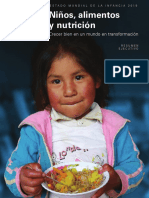 2019 Nutrición Estado-mundial-infancia-2019-Niño Alimentos y Nutrición