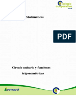 Circulo Unitario y Funciones Trigonometricas