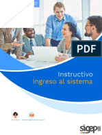 Manual Ingreso Al Sistema Administradores Técnicos en El SIGEP II PDF