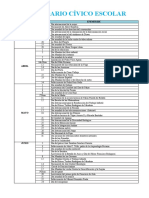 Calendario Cívico Escolar