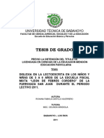 Tesis Dislexia PDF