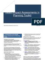 Health Impact Assessments in Planning Toolkit: Public Health, Worcestershire County Council March 2016