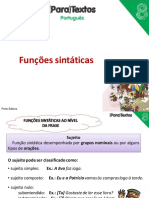 Funções Sintáticas 8º Ano