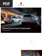 Cayenne Turbo S E-Hybrid Models - Brochure PDF