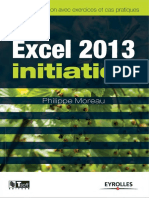 Excel 2013 Initiation Guide de Formation Avec Exercices Et Cas Pratiques by Philippe Moreau PDF