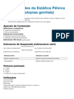 Anormalidades Da Estática Pélvica - Distopias Genitais