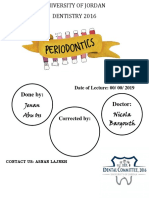 Periodontology SHEET