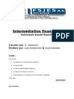 L'intermediation Financiere