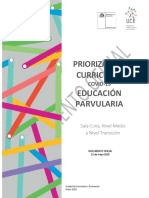 Educ Parvularia Priorización Curricular 2020-2021