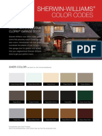 Sherwin-Williams Color Codes: Color Matching Your Clopay Garage Door