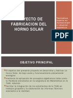 Proyecto Horno Solar