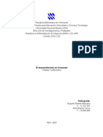 Ensayo de Emprendimiento en Venezuela