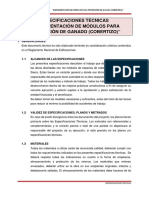 Especificaciones Cobertizos PDF