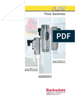 Switch Measure Control: Flow Switches