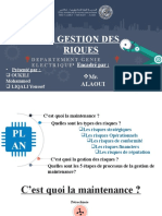 Presentation - Gestion Des Risques