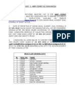 Selected List Ac 218 PDF