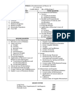 PhysicsPSHS Curriculum