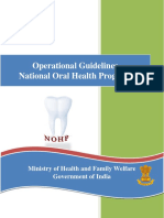 Operational Guidelines National Oral Health Programme (NOHP)