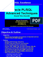 Oracle Advanced Techniques PL SQL