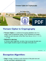 Vernam Cipher in Cryptography