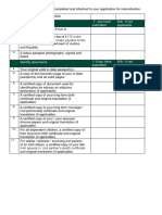 Checklist To Complete With Citizenship Form 8 Application