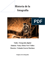 Historia de La Fotografía