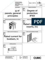 Projecting of Panels, General Principles Degree of Protection Ipxx