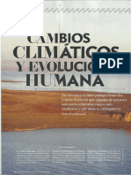 Cambios Climaticos y La Evolución Humana PDF