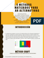 3.4 Metodos Automatizados para Generar Alternativas