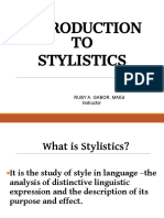 Stylistics - Lesson 1 PDF