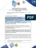 Guia de Actividades y Rúbrica de Evaluación - Unidad 2 - Paso 3 - Análisis Del Proyecto PDF