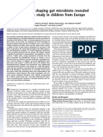 Artigo - Impact of Diet in Shaping Gut Microbiota Revealed by A Comparative Stdy in Children From Europe and Rural Africa