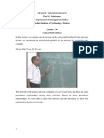 Advanced Operations Research Prof. G. Srinivasan Department of Management Studies Indian Institute of Technology, Madras